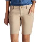 Women's Lee Essential Bermuda Shorts, Size: 6 Avg/reg, Lt Brown
