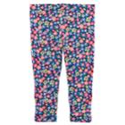 Girls 4-6x Carter's Floral Capri Leggings, Size: 4-5, Print