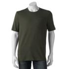 Men's Croft & Barrow&reg; True Comfort Pocket Tee, Size: Large, Dark Green