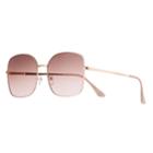 Lc Lauren Conrad Zimmer 61mm Oversized Square Gradient Sunglasses, Women's, Light Pink
