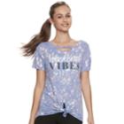 Juniors' So&reg; Cut-out Graphic Tee, Teens, Size: Large, Lt Purple