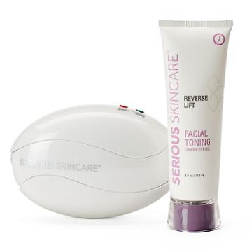 Serious Skincare The Egg Microcurrent Facial Toning System, Multicolor