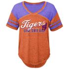 Juniors' Clemson Tigers Football Tee, Women's, Size: Xl, Orange
