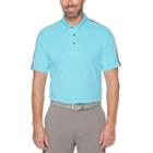 Men's Grand Slam Colorblock Polo, Size: Small, Blue