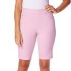 Women's Gloria Vanderbilt Avery Bermuda Shorts, Size: 10, Pink