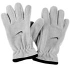 Nike Fleece Gloves - Boys, Size: 8-20, Med Grey