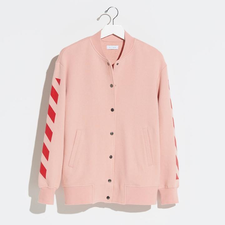 K/lab Oversized Bomber Jacket, Teens, Size: Xs, Pink