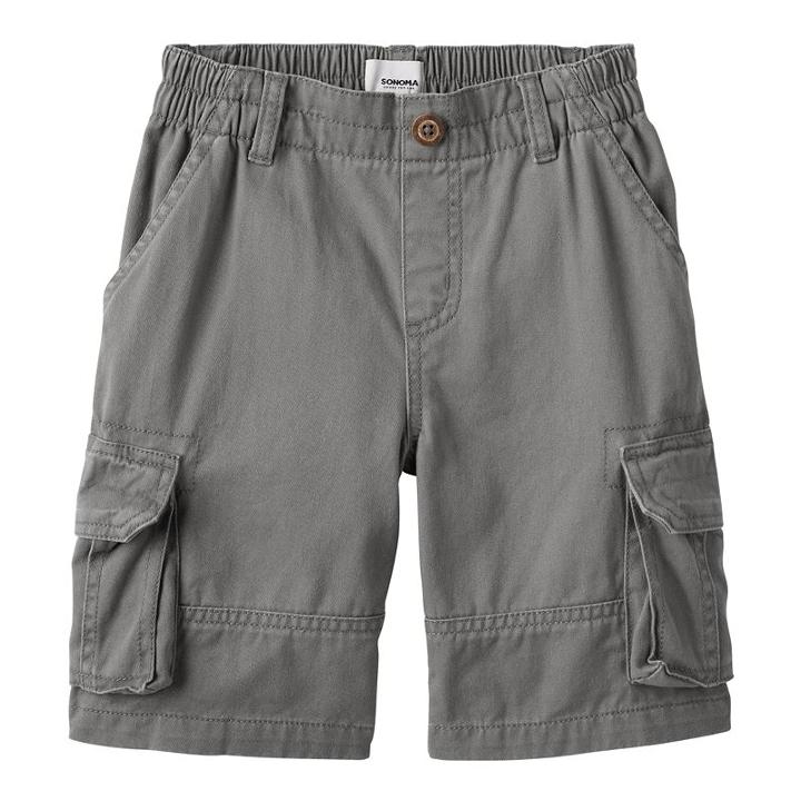 Boys 4-7x Sonoma Goods For Life&trade; Cargo Shorts, Boy's, Size: 7x, Med Grey