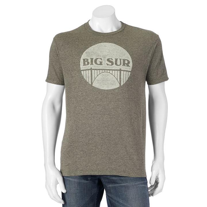 Men's Sonoma Goods For Life&trade; Big Sur Tee, Size: Medium, Med Green