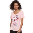 Disney's Minnie Mouse Juniors' Tee, Teens, Size: Small, Pink
