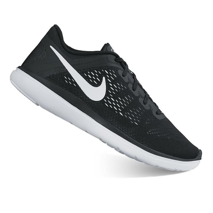 Nike Flex 2016 Rn Grade School Boys' Running Shoes, Boy's, Size: 4, Black