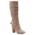 Candie's&reg; Style Women's Knee High Boots, Size: Medium (7.5), Lt Beige