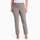 Plus Size Gloria Vanderbilt Amanda Classic Tapered Jeans, Women's, Size: 24 W, Med Brown