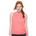 Juniors' So&reg; French Terry Muscle Tank, Girl's, Size: Xl, Lt Orange