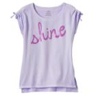 Girls 7-16 & Plus Size So&reg; Gathered Shoulder Graphic Tee, Girl's, Size: 7-8, Lt Purple