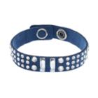 Simply Vera Vera Wang Blue Faux Leather Wrap Bracelet With Swarovski Crystals, Women's, Silver