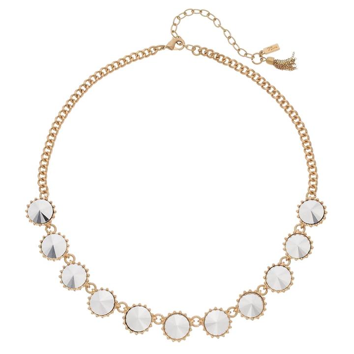Simply Vera Vera Wang Round Faceted Stones Necklace, Women's, Multicolor
