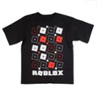 Boys 8-20 Roblox Cube Tee, Size: Medium, Black