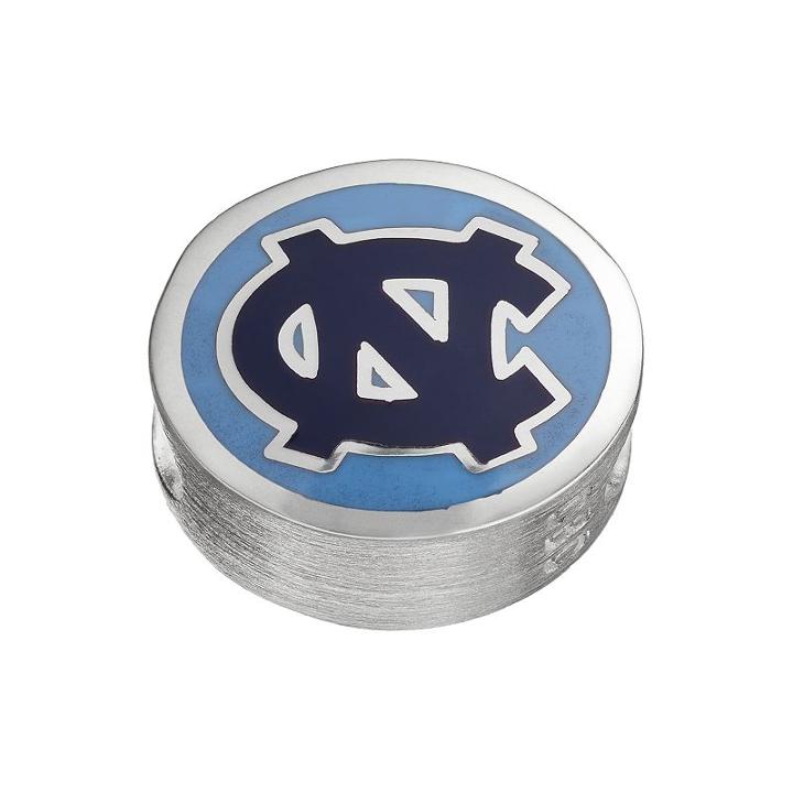 Fiora Sterling Silver North Carolina Tar Heels Bead, Women's, Multicolor