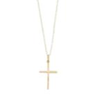 14k Gold Cross Pendant Necklace, Women's, Size: 18