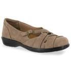 Easy Street Sync Women's Flats, Size: 8.5 Ww, Beige