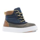 Oomphies Julian Toddler Boys' Sneaker Boots, Size: 8 T, Blue (navy)