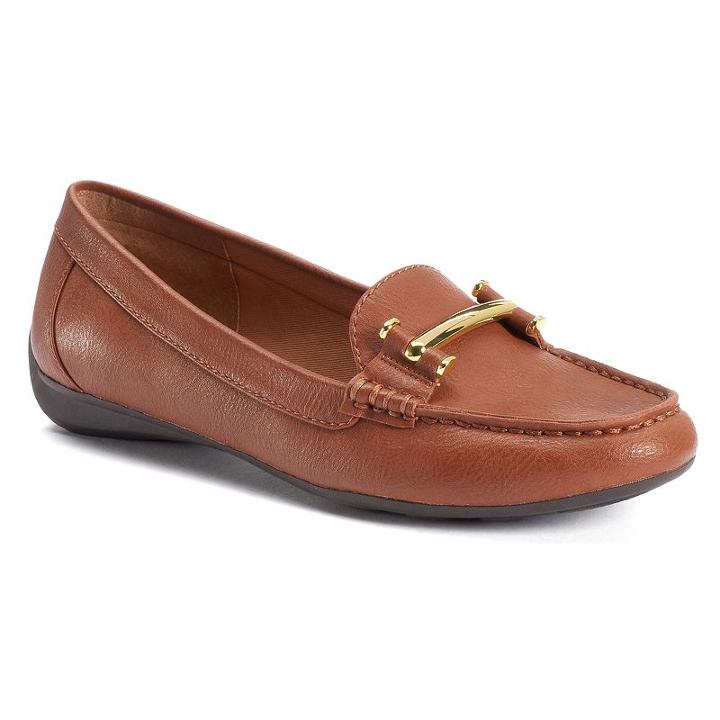 Chaps Connie Women's Casual Loafers, Size: 6 B, Brown