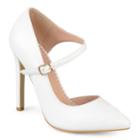 Journee Collection Athea Women's High Heels, Size: Medium (7), White
