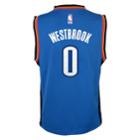 Boys 8-20 Oklahoma City Thunder Russell Westbrook Replica Road Jersey, Size: Xl 18-20, Blue