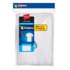 Boys 4-20 0 Ultimate 5-pack + 1 Bonus Tee, Size: Small, White