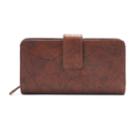 Apt. 9&reg; Sandalwood Leather Rfid-blocking Tab Clutch, Women's, Brown