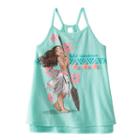 Disney's Moana Toddler Girl Keyhole High-low Swing Tank Top By Jumping Beans&reg;, Size: 4t, Turquoise/blue (turq/aqua)