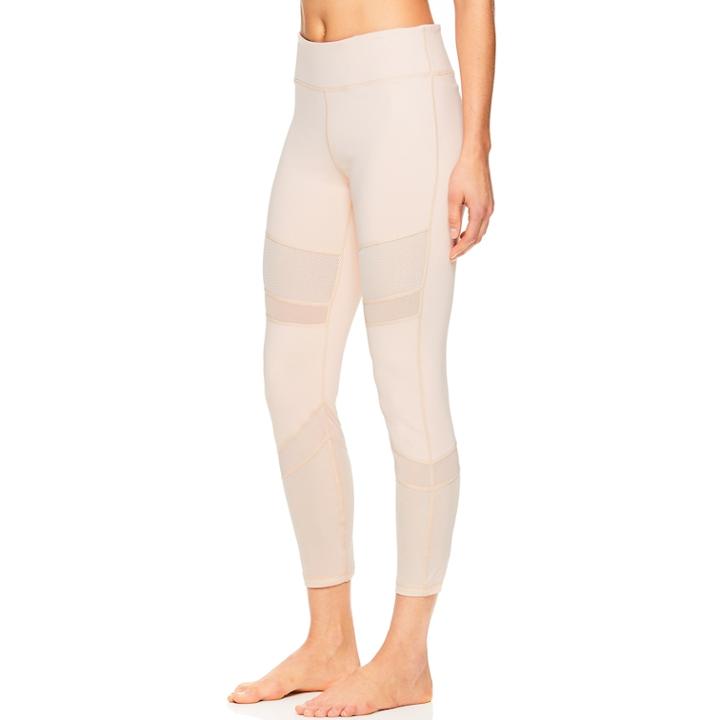 Women's Gaiam Naomi Mesh Midrise Ankle Leggings, Size: Small, Drk Purple