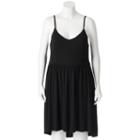 Juniors' Plus Size So&reg; High-low Strappy Dress, Girl's, Size: 1xl, Black