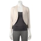 Women's Ronni Nicole Tiered Shrug, Size: Xl, Dark Beige