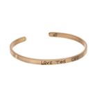 Love This Life Gold-plated Cuff Bracelet, Women's