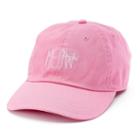 David & Young, Women's Meow Baseball Cap, Med Pink