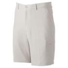 Men's Pebble Beach Classic-fit Dobby Diamond Cargo Performance Golf Shorts, Size: 42, Grey Other