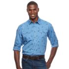 Men's Croft & Barrow&reg; Classic-fit Stretch Roll-tab Button-down Shirt, Size: Xl, Med Purple