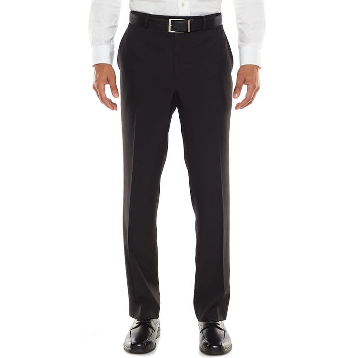Men's Apt. 9® Extra-slim Fit Performance Dress Pants, Size: 33x32, Black