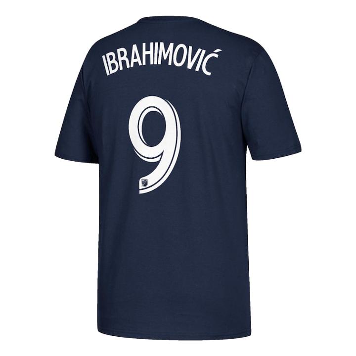 Men's Adidas Los Angeles Galaxy Zlatan Ibrahimovic Name & Number Tee, Size: Large, Multicolor