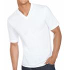 Men's Jockey 3-pk. Slim-fit Tailored Staydry V-neck Tees, Size: Xl, White