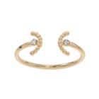 Lc Lauren Conrad Semi-circle Open Ring, Women's, Size: 7, Gold