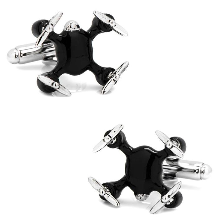 3d Drone Cuff Links, Men's, Black