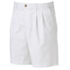 Men's Croft & Barrow&reg; True Comfort Classic-fit Stretch Pleated Shorts, Size: 32, White