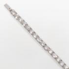 Diamonluxe Sterling Silver 8 1/2-ct. T.w. Simulated Diamond Tennis Bracelet, Women's, White