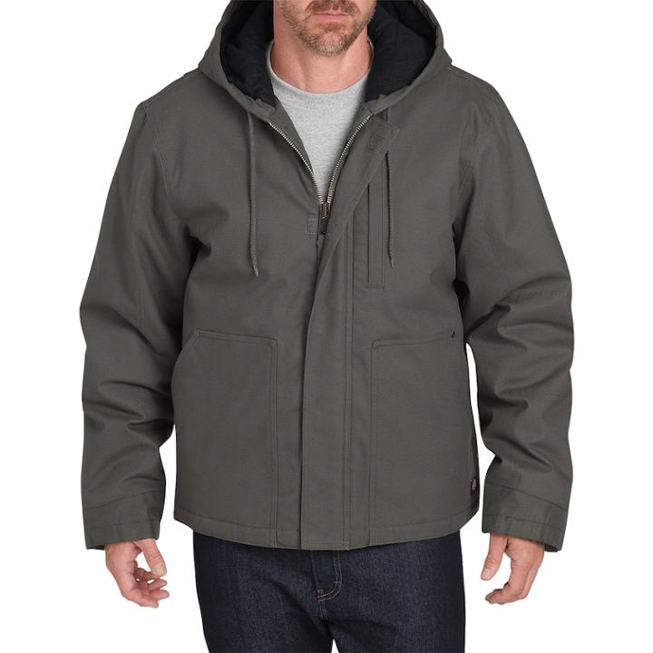 Men's Dickies Sanded Duck Flex Mobility Jacket, Size: Medium, Silver
