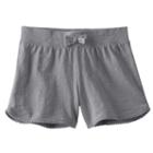Girls 4-10 Jumping Beans&reg; Solid Dolphin-hem Shorts, Girl's, Size: 8, Dark Grey