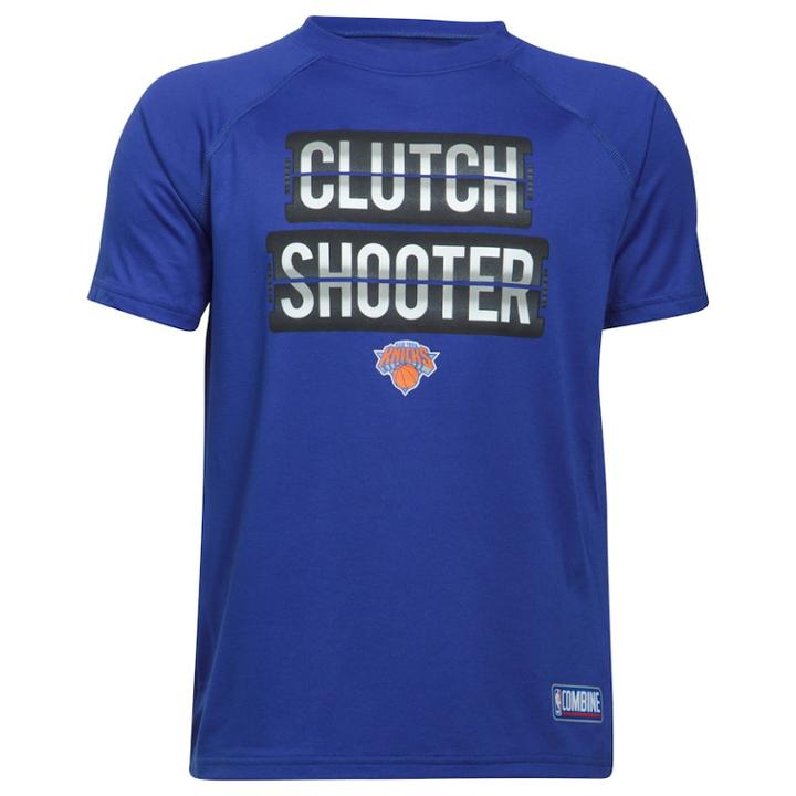 Boys 8-20 Under Armour New York Knicks Clutch Shooter Tee, Size: Small, Blue