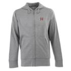 Men's Mississippi State Bulldogs Signature Full-zip Fleece Hoodie, Size: Xl, Grey